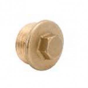 Tapón Macho Latón Roscar 1-1/4""