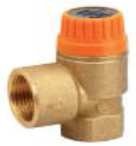 V?lvula de Seguridad Solar (3 bar) 1/2" H- 3/4" H