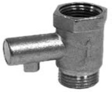Válvula de Seguridad Termo (10 bar) 3/4M -3/4"H, Con retención , sin palanca."