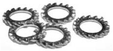 Arandela Dentada Zincada 10mm, (?/Unidad) .