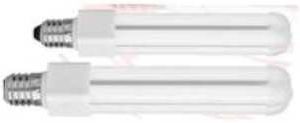 Sinergia PL LED G24-E27 8W-2700K 360º, Lámpara de LED PL G24-E27 8w, Equiv. 26w - 30.000h. D32xL175. Color Cálido.