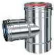 Adaptador Chimenea D100 a Caldera D110 ACERO VITRIFICADO NEGRO BRILLO Convesa