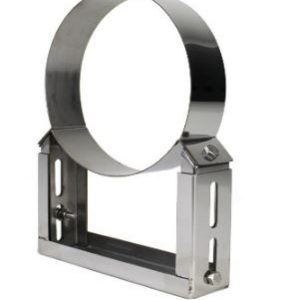 Abrazadera Mural Regulable chimenea Inox-Inox D 125