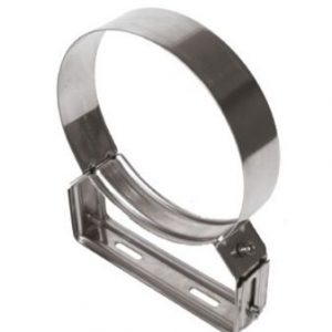 Abrazadera Soporte Mural Regulable 250mm para (Inox-Inox200)