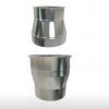 Adaptador Chimenea a Caldera Inox Simple D-100 a 80 m?s abrazadera uni?n Convesa