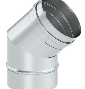 Chimenea Codo 45? Inox de 125