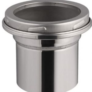 Chimenea Inox Simple Adaptador 125 mm Convesa