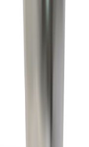Tubo D125x1000mm Inox Simple 316 m?s abrazadera uni?n Convesa