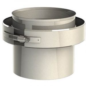 ADAPTADOR CHIMENEA DE 125-150 INOX304